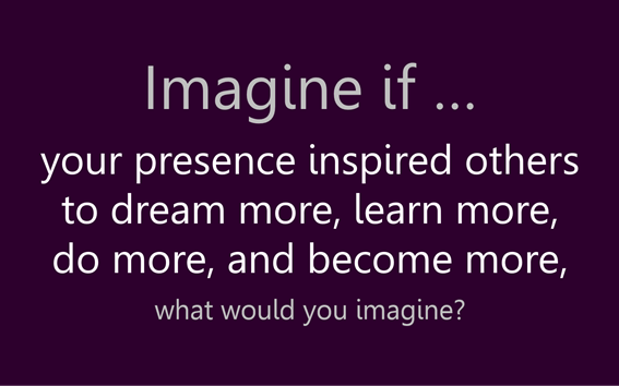 Imagine If ...