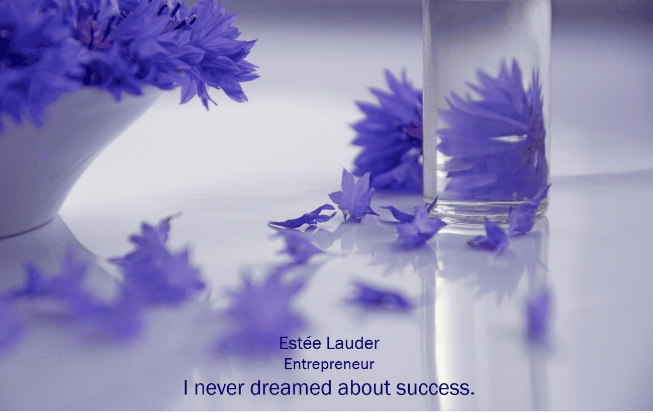 I never dreamed...