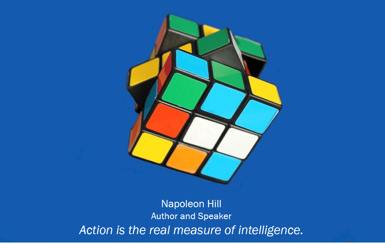 Action is the real...