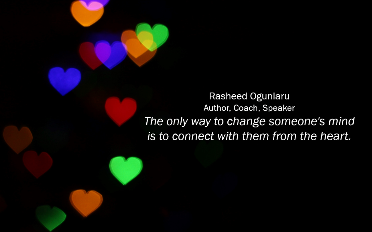 The only way...