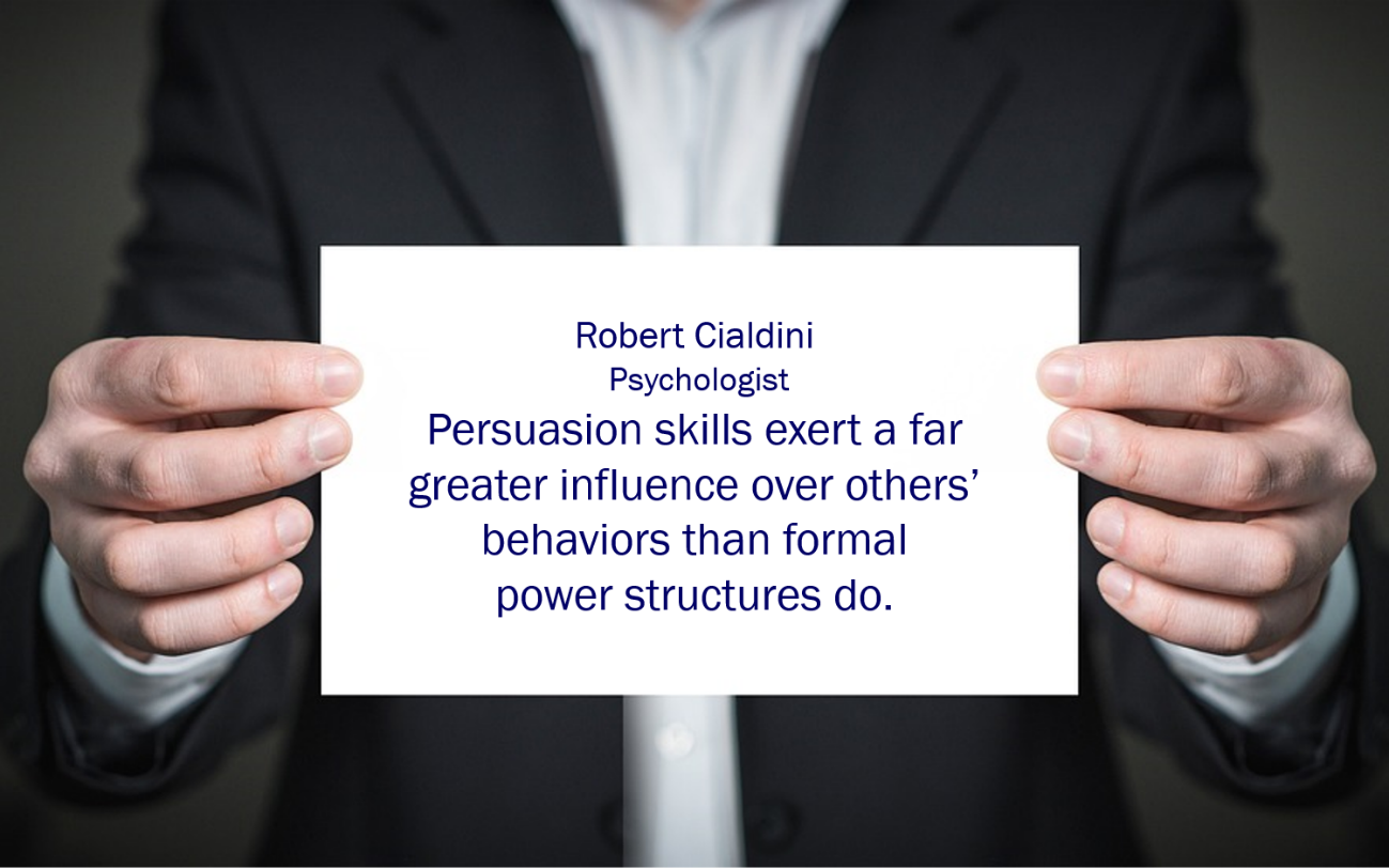 Persuasion skills...